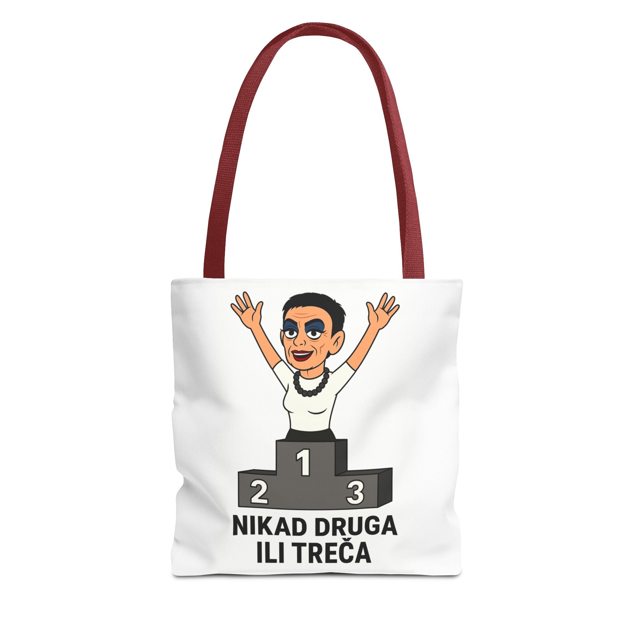 Motivational Quote Tote Bag, Funny Tote, AOP Design, Perfect for Gym & Daily Use, Gifts for Friends & Family