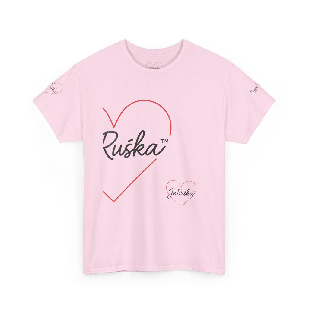 Unisex Heavy Cotton Tee with Heart & Quote Design for Casual Style, Gift for Friends, Cool Graphic Tee, Birthday Gift, Everyday Wear