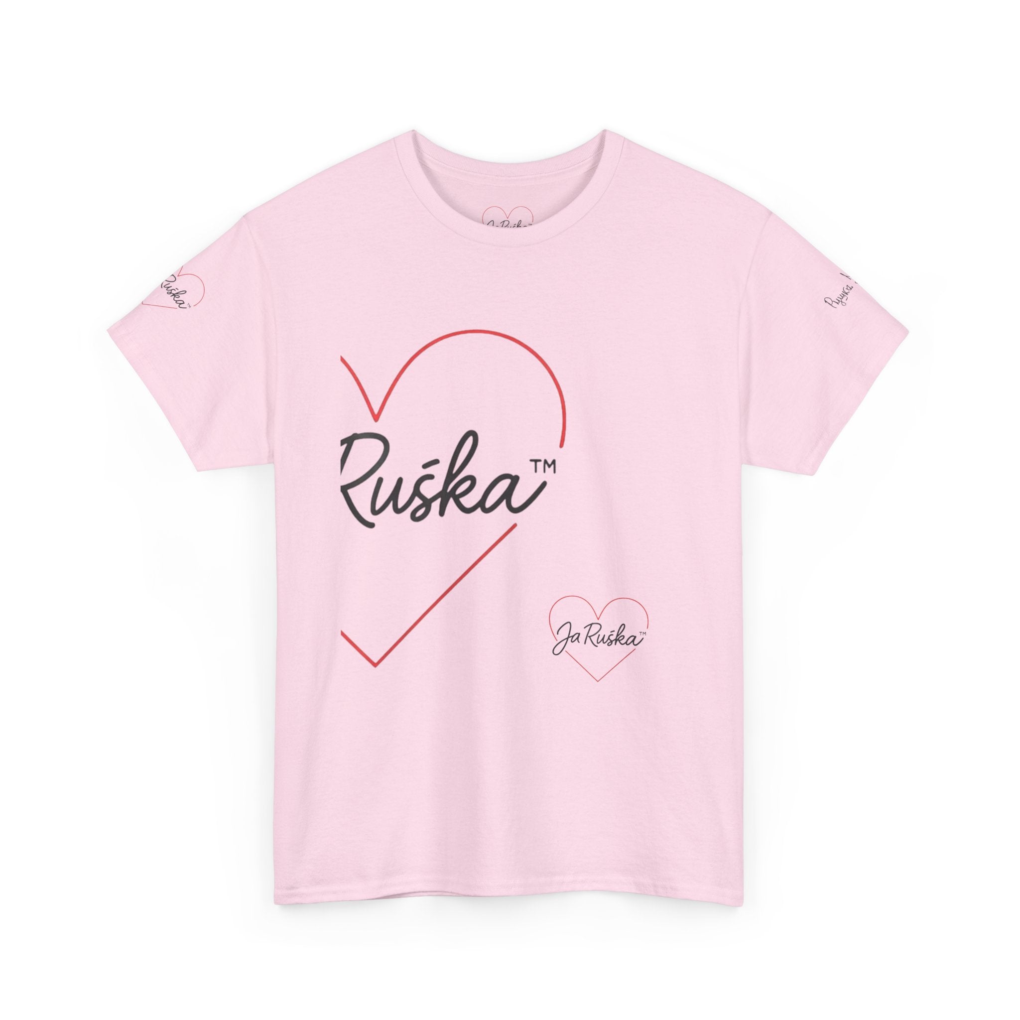 Unisex Heavy Cotton Tee with Heart & Quote Design for Casual Style, Gift for Friends, Cool Graphic Tee, Birthday Gift, Everyday Wear