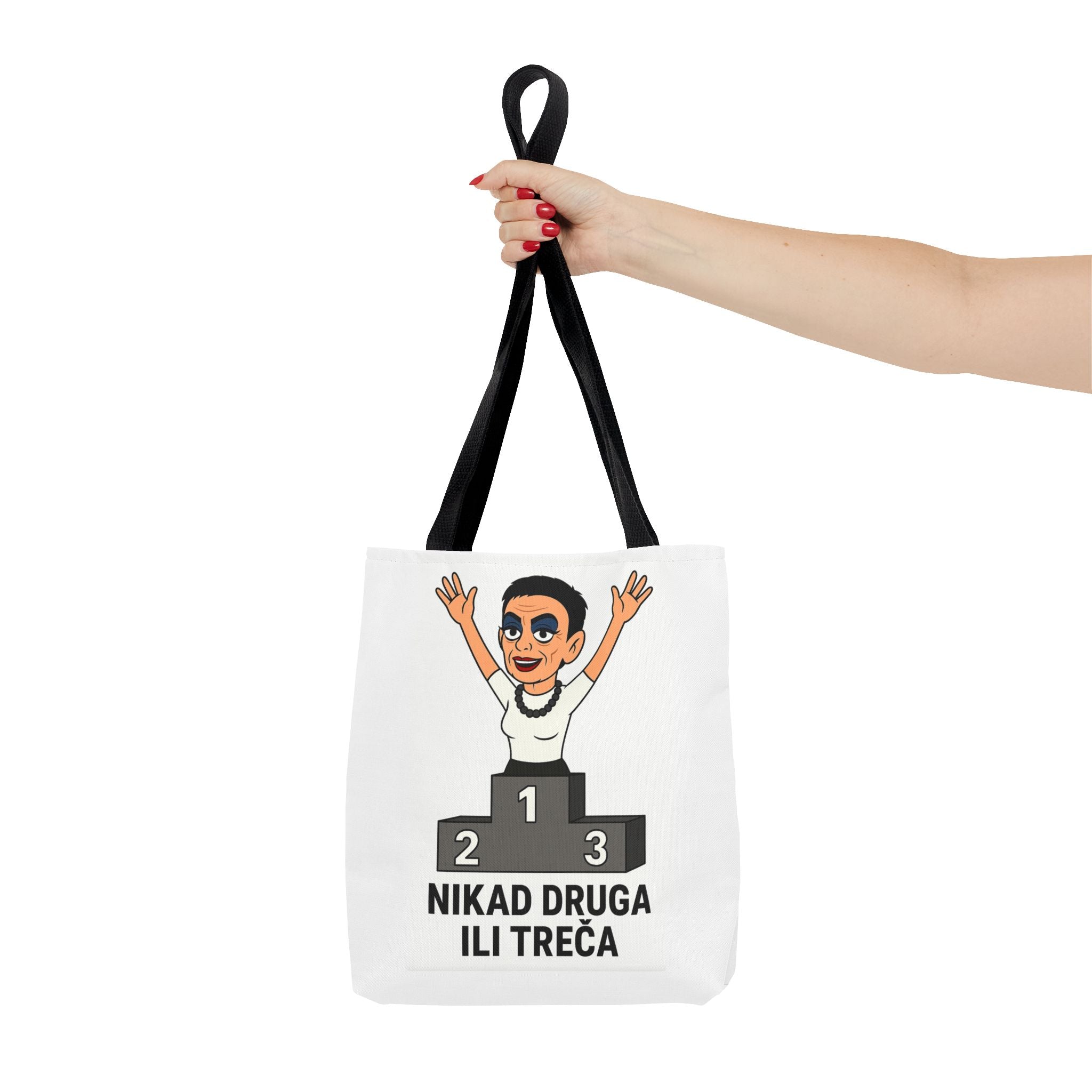 Motivational Quote Tote Bag, Funny Tote, AOP Design, Perfect for Gym & Daily Use, Gifts for Friends & Family