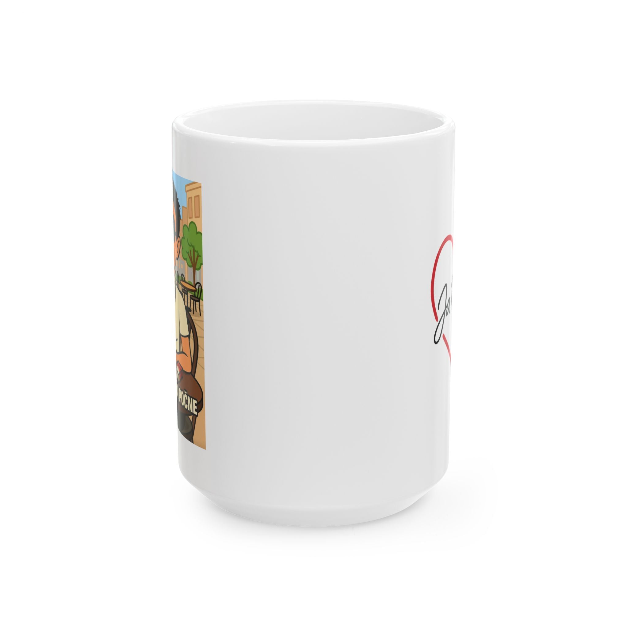 Luxury Lifestyle Mug - Now the Day Can Begin - Ruska Jakić Inspired